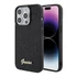 Guess Disco Metal Script Apple iPhone 15 Pro hátlap tok, fekete