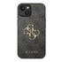 Guess 4G Big Metal Logo Apple iPhone 15 Plus hátlap tok, szürke
