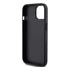 Guess Glitter Script Big 4G Apple iPhone 15 hátlap tok, fekete