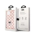 Karl Lagerfeld Monogram Choupette Apple iPhone 15 hátlap tok, rózsaszín