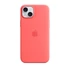 Apple iPhone 15 Plus MagSafe szilikon tok, guava