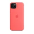 Apple iPhone 15 Plus MagSafe szilikon tok, guava