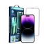 Apple iPhone 15 Plus / iPhone 16 Plus 5D Full Glue hajlított tempered glass kijelzővédő üvegfólia felhelyezőkerettel, fekete