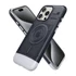 Spigen Classic C1 MagFit Apple iPhone 15 Pro tok, MagSafe Grafit, szürke