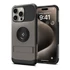 Spigen Slim Armor Apple iPhone 15 Pro Max tok, Gunmetal, szürke