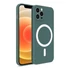 Apple iPhone 15 Pro Max, szilikon tok, zöld