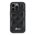 Guess Quilted Metal Logo Samsung GalaxyS23 FE tok, fekete