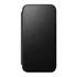 Nomad Modern Leather Folio iPhone 15 Pro Max flip tok, fekete