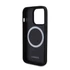 Lacoste Iconic Petit Pique Woven Logo iPhone 15 Pro Max MagSafe tok, fekete