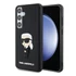 Karl Lagerfeld 3D Rubber Ikonik Samsung Galaxy S24+ tok, fekete