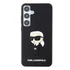 Karl Lagerfeld 3D Rubber Ikonik Samsung Galaxy S24+ tok, fekete