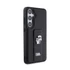 Karl Lagerfeld Gripstand Saffiano Karl&Choupette Pins Samsung Galaxy S24+ tok, fekete