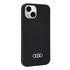 Audi Apple iPhone 13 / 14 / 15 szilikon tok, sötétszürke