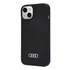 Audi Apple iPhone 13 / 14 / 15 szilikon tok, sötétszürke