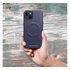 Roar Leather Magsafe iPhone 15 Plus eco bőr tok, kék