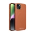 Roar Leather Magsafe iPhone 14 Plus eco bőr tok, barna