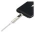 4smarts PremiumCord USB-C töltő- és adatkábel szett adapterrel, átalakítóval, 60W, 0.5+1.5+3M, fehér / ezüst