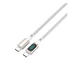 4smarts DigitCord USB / USB-C töltő- és adatkábel, 100W, 3m, fehér