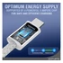 4smarts RollUp USB / USB-C mágnesesen feltekerhető töltő- és adatkábel, 1.5m, fehér