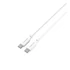 4smarts High FlexUSB-C / USB-C Szilikon töltő- és adatkábel, 60W 1.5m, fehér