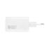 4smarts PDplug Dual töltő adapter 2xUSB-C, 45W, fehér