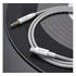 Hoco UPA19 Audio Jack 3,5mm - USB-C kábel, 1m, ezüst