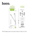 Hoco UPA19 Audio Jack 3,5mm - USB-C kábel, 1m, ezüst