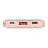 Uniq Fuele Mini 8000Mah USB-C PD hordozható Power bank / külső akkumulátor / powerbank, rózsaszín