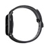 Uniq Straden vízálló bőr Apple Watch szíj, 49/45/44/42MM, fekete