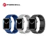 Forcell FA10 Apple Watch 38/40/41mm fém szíj, kék