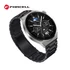 Forcell FS06 Samsung Watch 20mm fém szíj, fekete