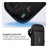 Spigen Rugged Armor Pro Nintendo Switch játékkártya tároló tok, Airtag tartóval, fekete