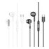 Hoco M123 vezetékes headset, Type C, fekete