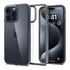 Spigen Ultra Hybrid Apple iPhone 15 Pro Max tok, Space Crystal, átlátszó-szürke, fekete-átlátszó