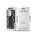 DKNY PU Leather Checkered Pattern Apple iPhone 15 Pro Magsafe tok, fekete