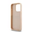 DKNY PU Leather Repeat Pattern Tonal Stripe Apple iPhone 15 Pro tok, rózsaszín