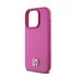 DKNY PU Leather Repeat Pattern Stack Logo Apple iPhone 15 Pro Magsafe tok, rózsaszín