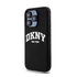 DKNY Liquid Silicone Arch Logo Apple iPhone 15 Pro Magsafe tok, fekete