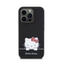 Hello Kitty Liquid Silicone Daydreaming Logo Apple iPhone 15 Pro hátlap tok, fekete