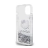 Hello Kitty Liquid Glitter Electroplating Head Logo Apple iPhone 12/12 Pro hátlap tok, átlátszó