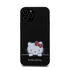 Hello Kitty Liquid Silicone Daydreaming Logo Apple iPhone 12/12 Pro hátlap tok, fekete