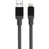 Tactical Fat Man USB / Lightning töltő- és adatkábel, 1m, szürke