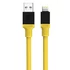 Tactical Fat Man USB / Lightning töltő- és adatkábel, 1m, sárga