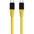 Tactical Fat Man USB-C / USB-C töltő- és adatkábel, 1m, sárga