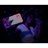 Apple iPhone 15 foszforeszkáló / sötétben világító szilikon tok, rózsaszín