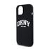 DKNY Liquid Silicone Arch Logo MagSafe iPhone 15 hátlap tok, fekete