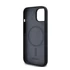DKNY Liquid Silicone Arch Logo MagSafe iPhone 15 hátlap tok, fekete