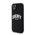 DKNY Liquid Silicone Arch Logo MagSafe iPhone 15 Plus hátlap tok, fekete