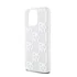DKNY Liquid Glitter Checkered Pattern iPhone 15 Pro Max hátlap tok, átlátszó