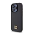 DKNY PU Leather Repeat Pattern Stack Logo iPhone 14 Pro Magsafe hátlap tok, fekete